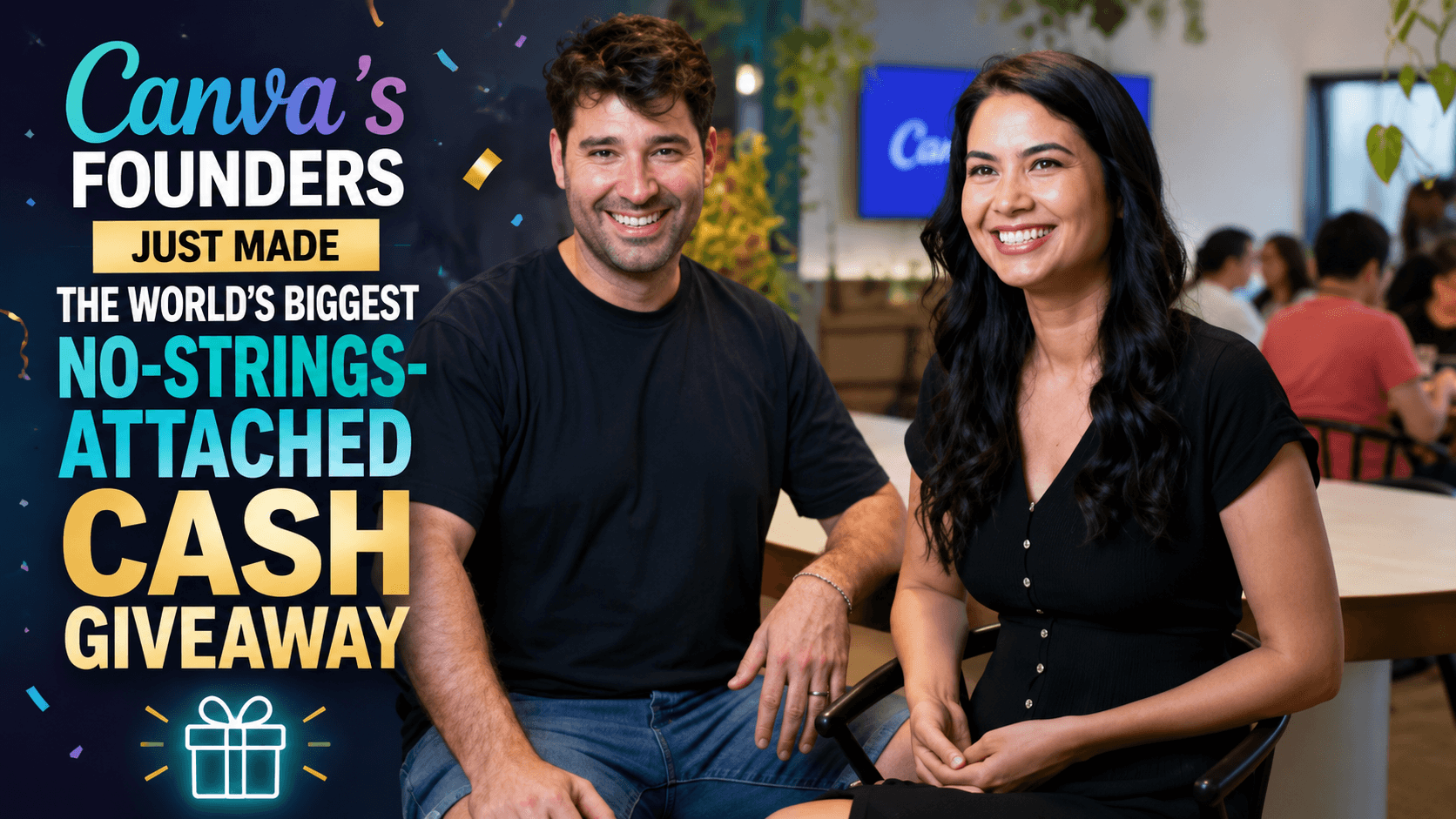 Canva Founders Announce Record Cash Giveaway